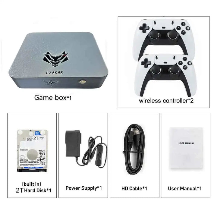 Sistema de Juegos Dual con Windows 11, 2/4 TB, NUEVO, Actualizado, I5-6600 AK1 Pro, con Más de 99999 JUEGOS para PS2, PS3, WII, SS, GAMECUBE, Sega Saturn