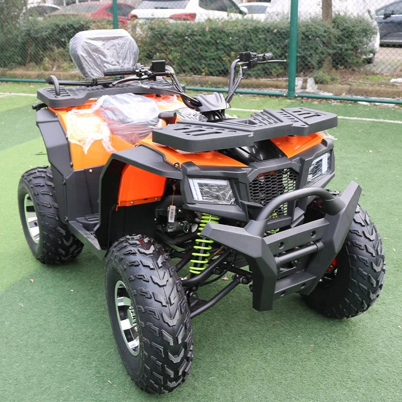 Vehículo todoterreno automático de 200 cc para adultos, tipo buggy para dunas, con transmisión por cadena y eje de equilibrio.