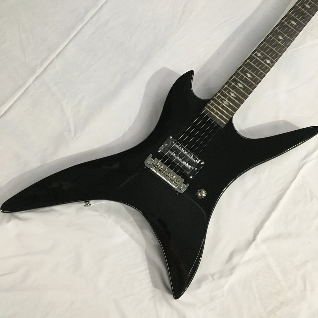 Guitarra eléctrica modelo BC, herrajes cromados, puente fijo, diapasón de palisandro, envío rápido