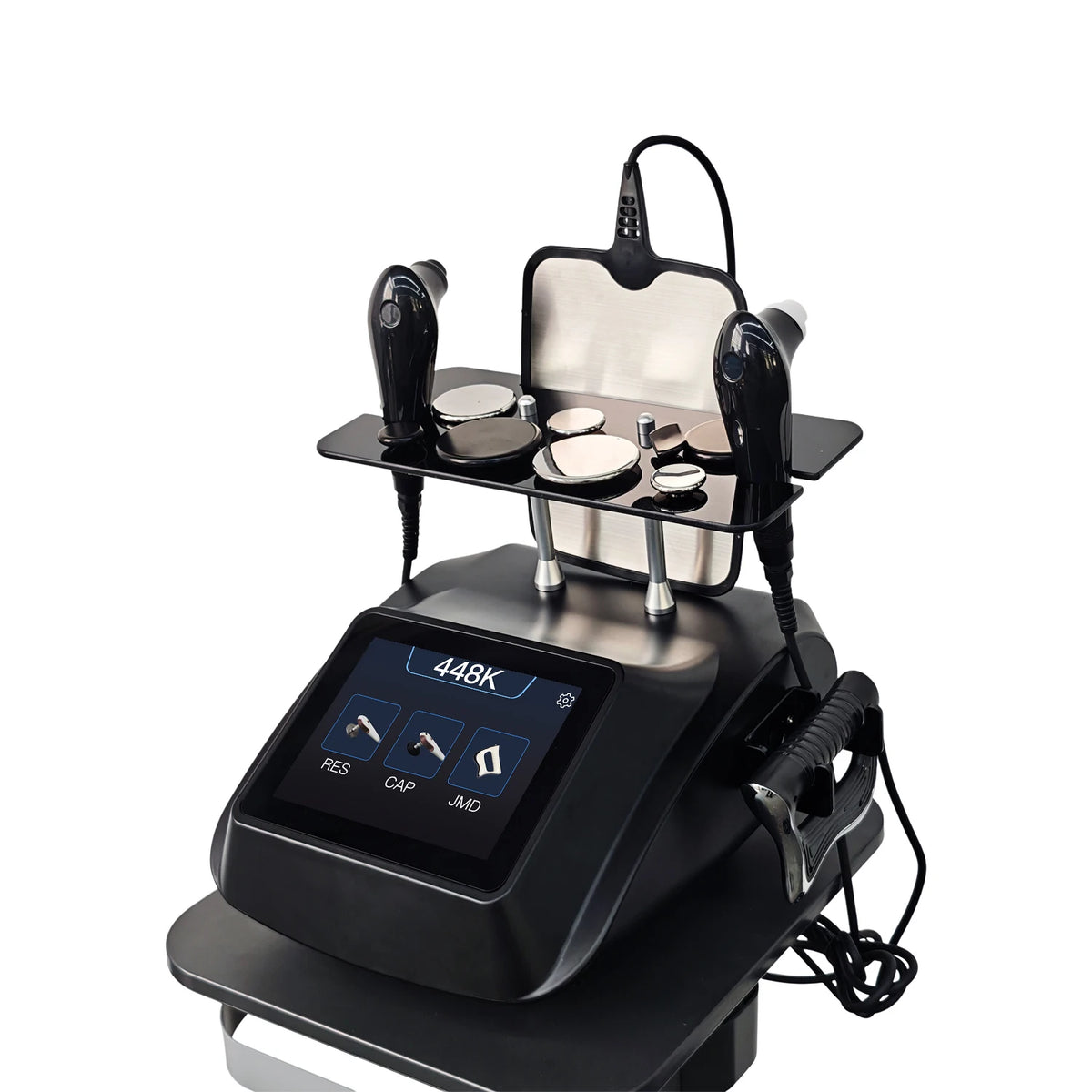 Dispositivo de Terapia Térmica Tecar, Máquina de Fisioterapia con Radiofrecuencia, Equipo de Terapia de Calor, Alivio del Dolor, Belleza, Adelgazamiento, Masaje Corporal Profesional 448K