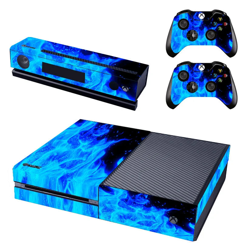 Pegatina de piel para consola de juegos Xbox One, funda protectora de vinilo, funda para mando de Xbox One, accesorios para mando