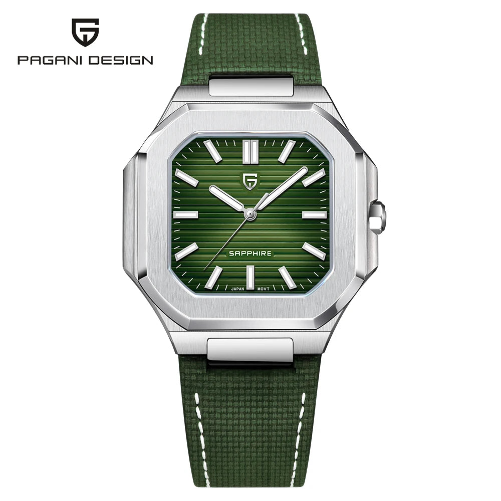 2026 New Men's Watches PAGANI DESIGN Luxury Quartz Watch For Man VH31 Wristwatches Waterproof AR Sapphire Mirror Stainless Steel