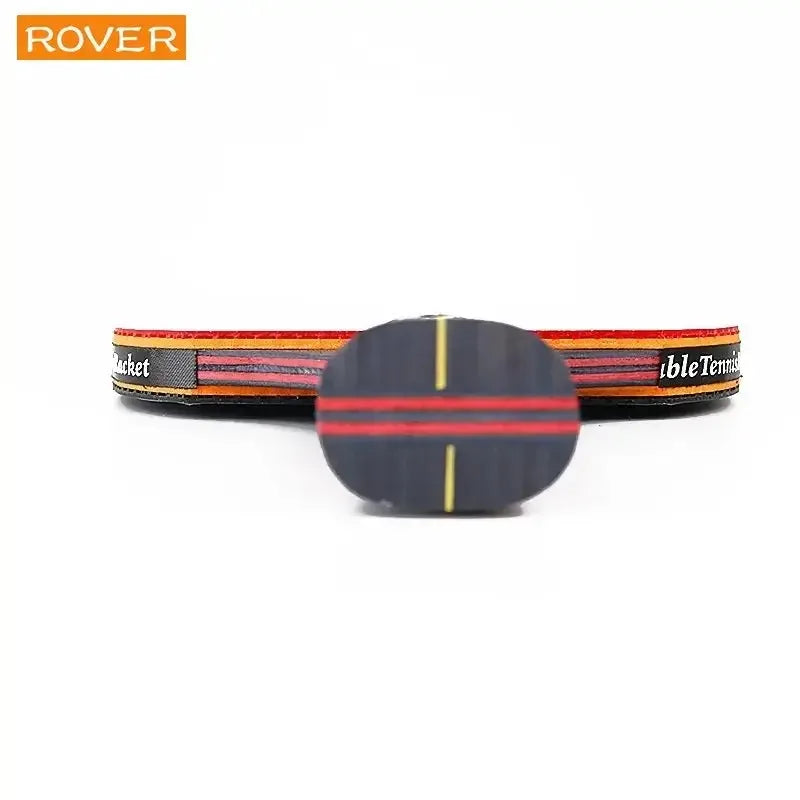 Juego Profesional de 2 Raquetas de Tenis de Mesa de 6 Estrellas, Raqueta de Ping Pong con Goma de Púas Internas, Hoja de Alta Calidad con Bolsa de Transporte
