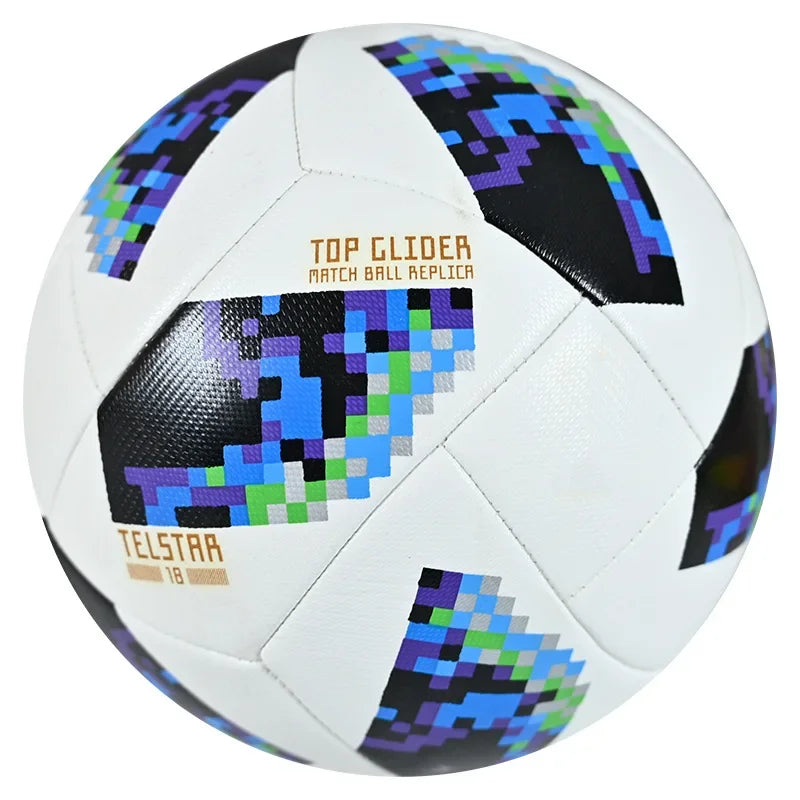 Balón de Fútbol Sin Costuras de PU Tamaño 4, Resistente al Desgaste, Antideslizante, para Adolescentes, Entrenamiento Deportivo en Interiores y Exteriores, Partidos y Juegos