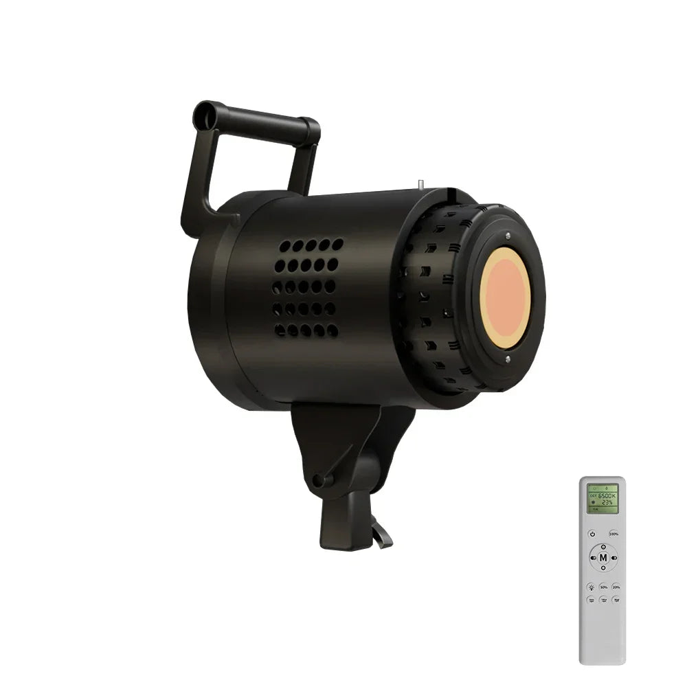 Lámpara LED de estudio para fotografía de 135 W, con sistema Bowens, para iluminación de video, con luz natural equilibrada, flash para retratos, accesorios de estudio, 3000-6000 K, 3 colores.