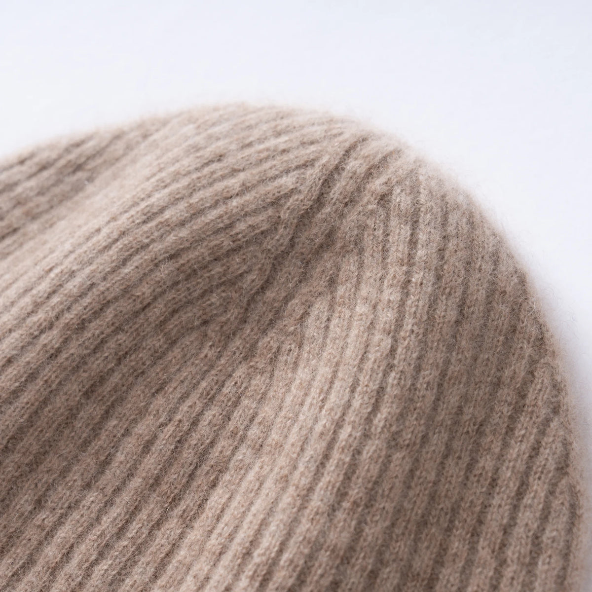 Gorro 100% de cachemira de primera calidad para mujeres y hombres, gorro de invierno casual para exteriores, unisex, cálido para esquiar, de doble capa, grueso, sin costuras, de punto acanalado.