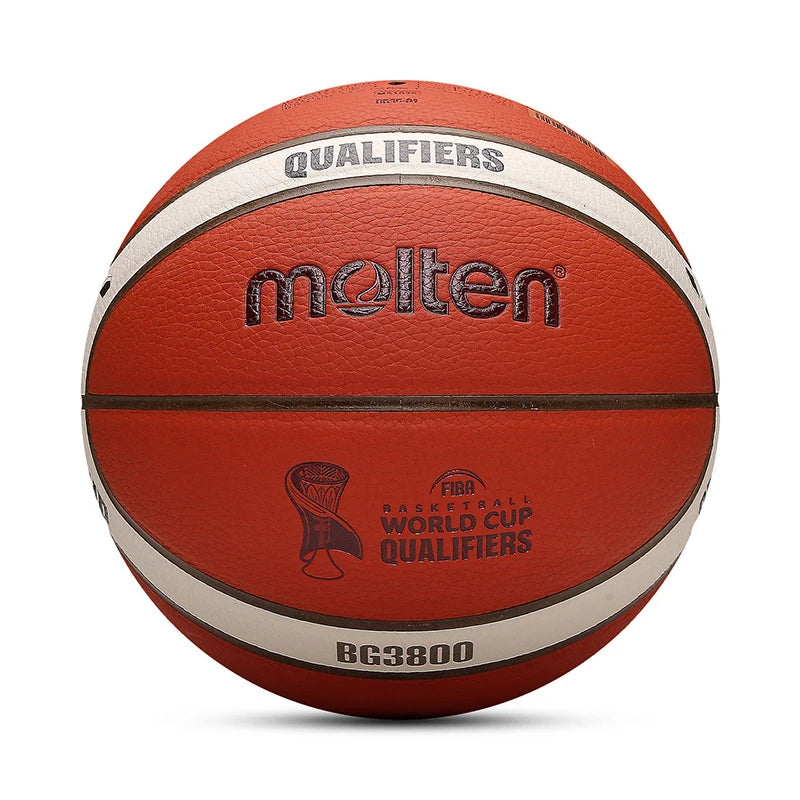 Balones de Baloncesto Originales Molten 2027, Tamaño 7/6/5, Material PU, para Juegos en Interiores y Exteriores, Entrenamiento, Hombres y Mujeres, Baloncesto