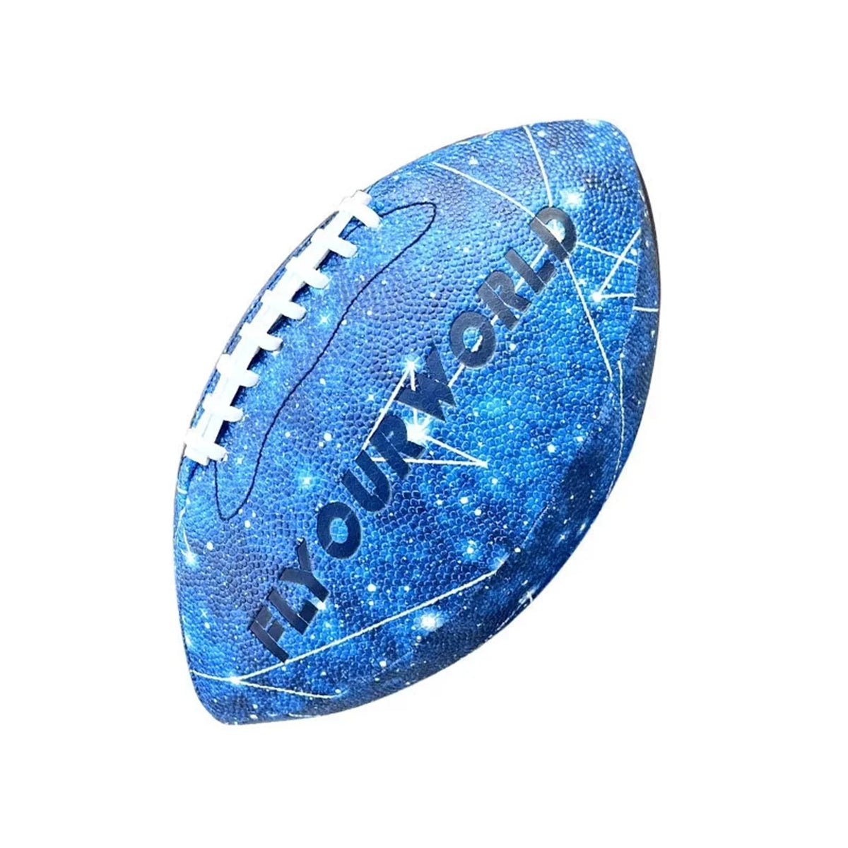 Fútbol americano que brilla en la oscuridad: rugby luminiscente talla 9 y 6, material de PU, pelotas de entrenamiento y competición oficiales para la noche