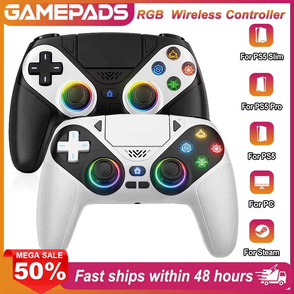 Gamepad For Playstation 5 Wireless Controller PS5 Console Gaming Controller With Turbo Dual Sense Vibrate Programming