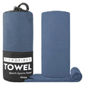 Toalla de Playa de Microfibra Ultraligera de Secado Rápido con Bolsillo, Toalla Deportiva Absorbente Portátil para Piscina, Gimnasio, Fitness, Yoga