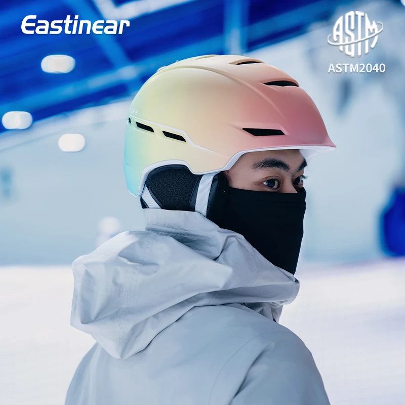Casco de Esquí Cálido Todo en Uno Seguro y Transpirable Horntour 2027, Cómodo para Deportes al Aire Libre, Nieve, Motocicleta y Esquí para Hombres y Mujeres