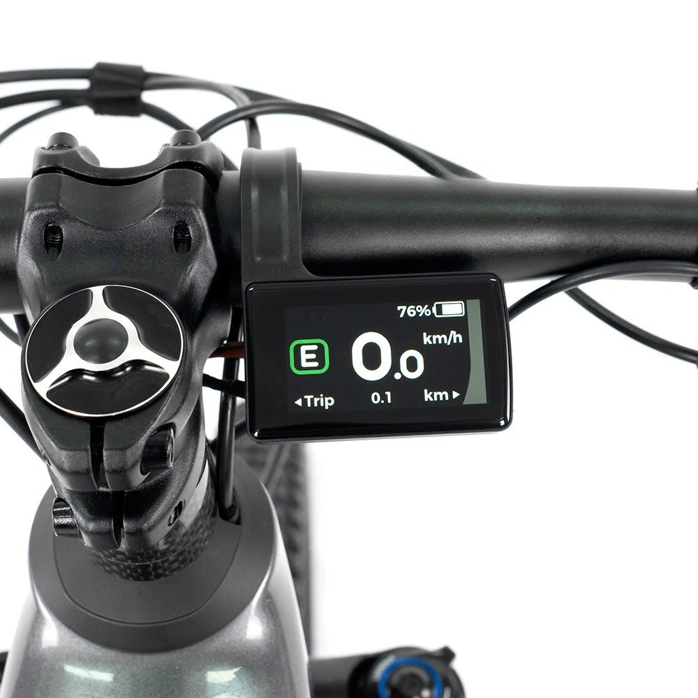 Bicicleta de montaña eléctrica, doble suspensión de fibra de carbono, bicicleta todoterreno