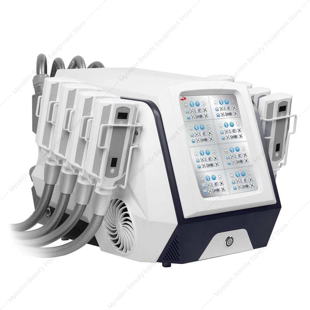 Máquina de Criolipólisis Profesional para Pérdida de Peso, Eliminación de Celulitis, Adelgazamiento Corporal, con 8 Placas