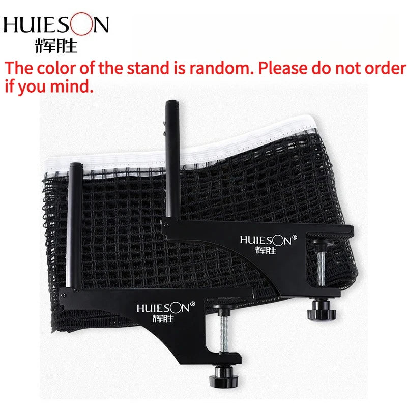 HUIESON Red y Marco de Tenis de Mesa Tipo Espiral Reforzado, Portátil, Desmontable, Fácil de Transportar, Duradero y Resistente a la Corrosión