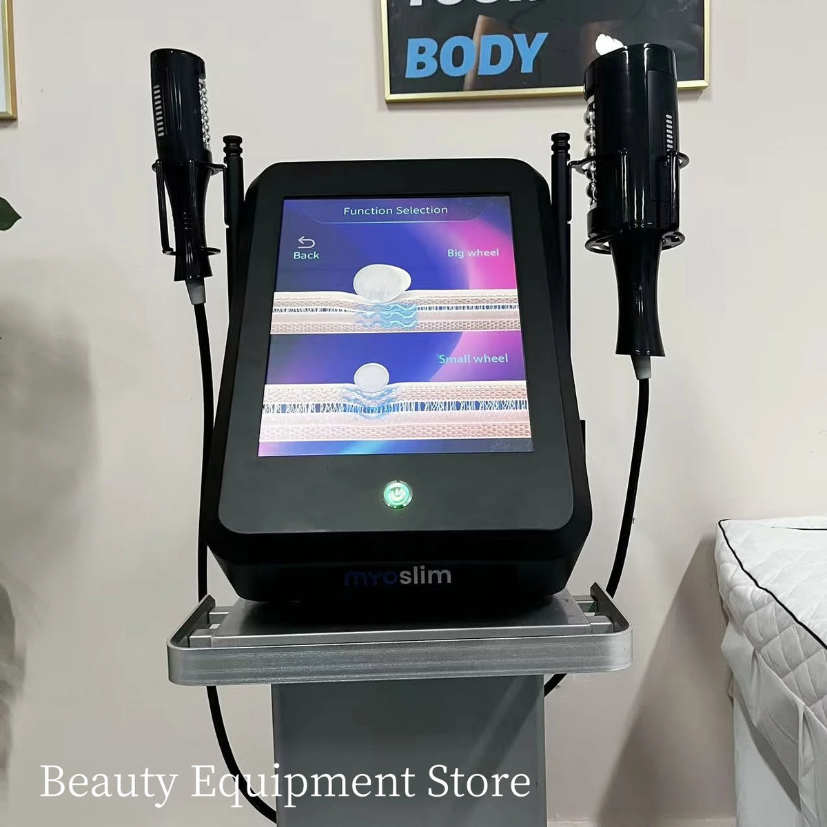 Máquina de Masaje Corporal EMS, Rodillo de Masaje, Quemador de Grasa, Dispositivos de Masaje para el Cuidado Corporal, Estimulación Muscular, Dispositivo Electromagnético, SPA