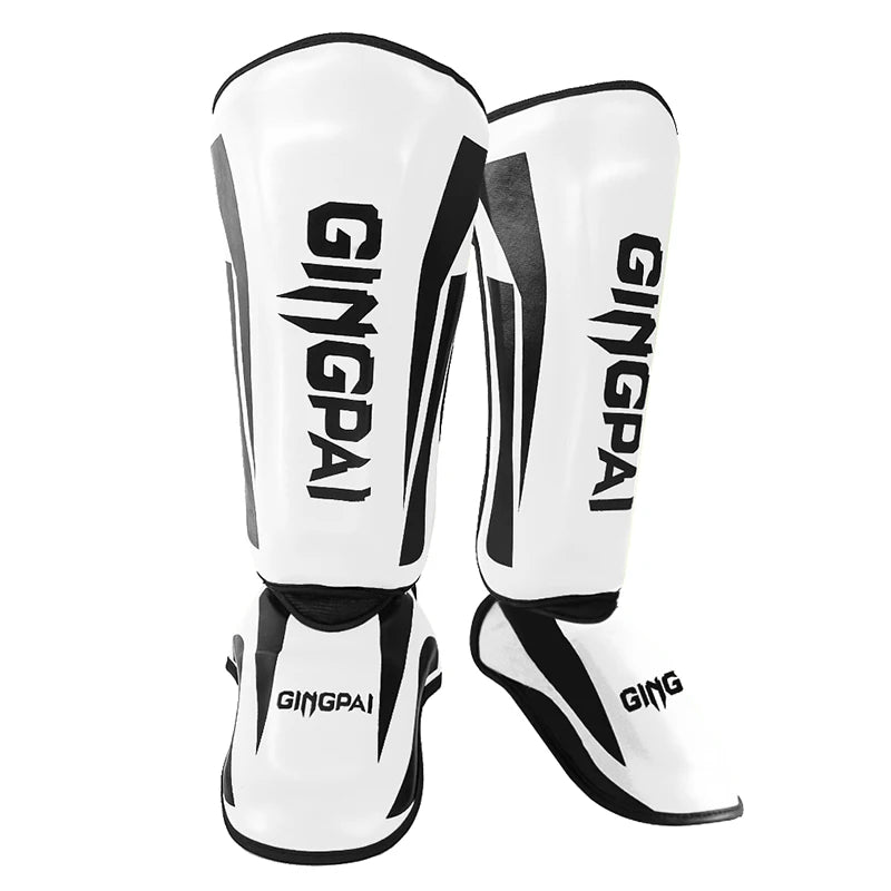 Kickboxing boxeo espinilleras Muay Thai artes marciales Sanda Wushu Protector de piernas Taekwondo tobilleras