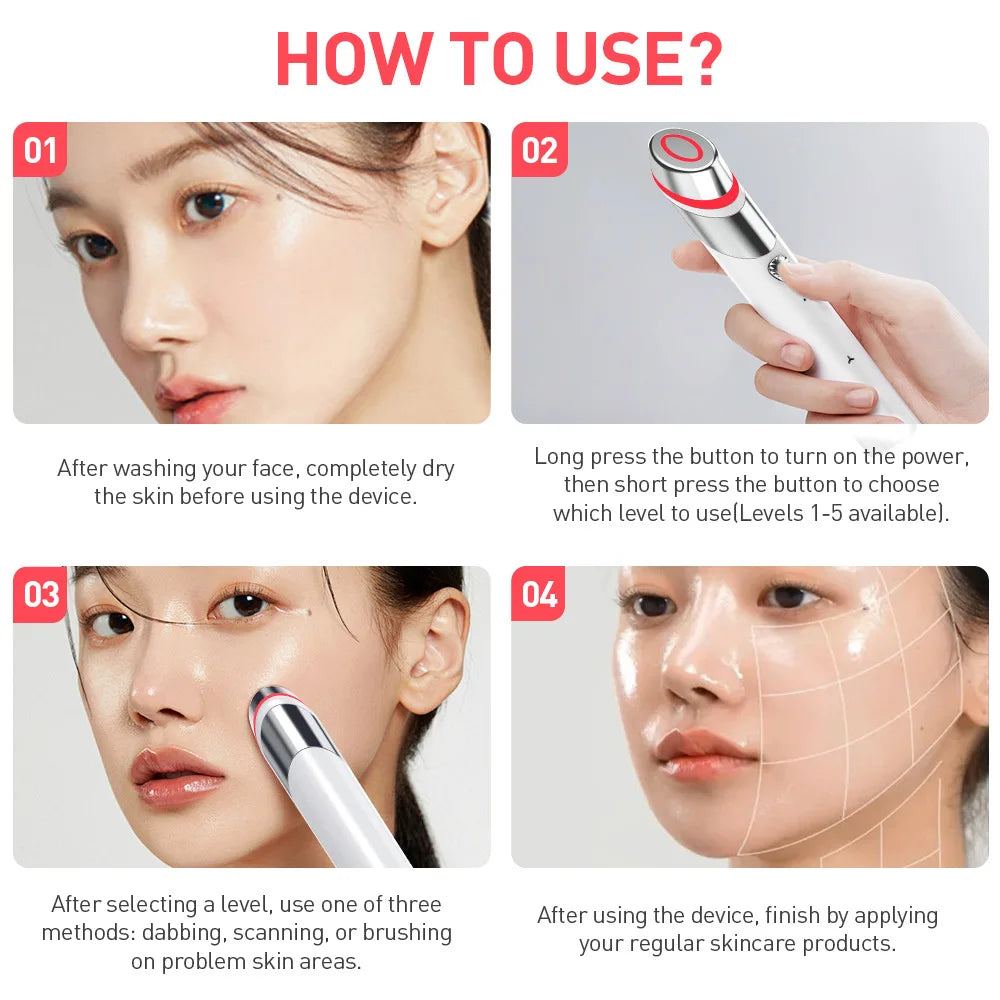 Age-R Booster H cuidado de la piel dispositivo de belleza Facial para el hogar herramientas de cuidado de la piel Facial antienvejecimiento microcorriente Lift terapia de cuidado Facial