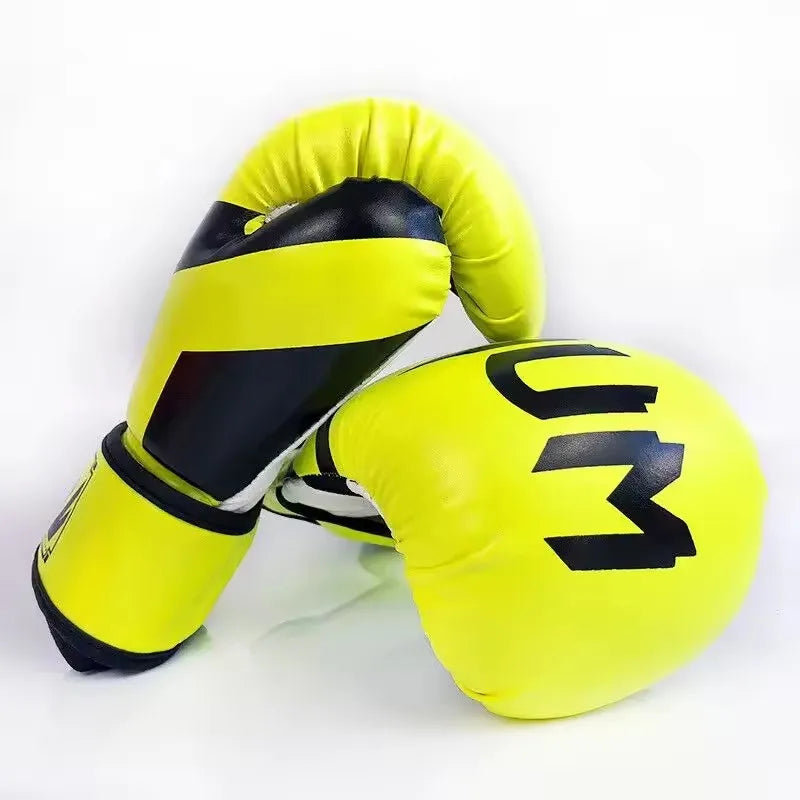Guantes de Boxeo para Entrenamiento Integral, Profesionales, para Saco de Boxeo, Muay Thai, 6OZ 12OZ, Tallas Grandes