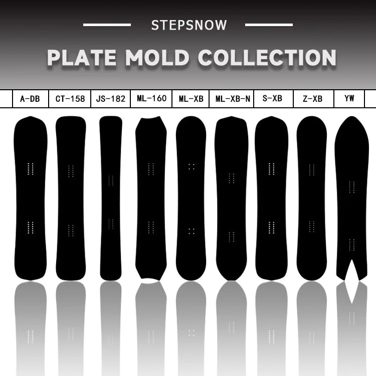 Snowboard de diseño simple para hombre totalmente de montaña fabricado en China