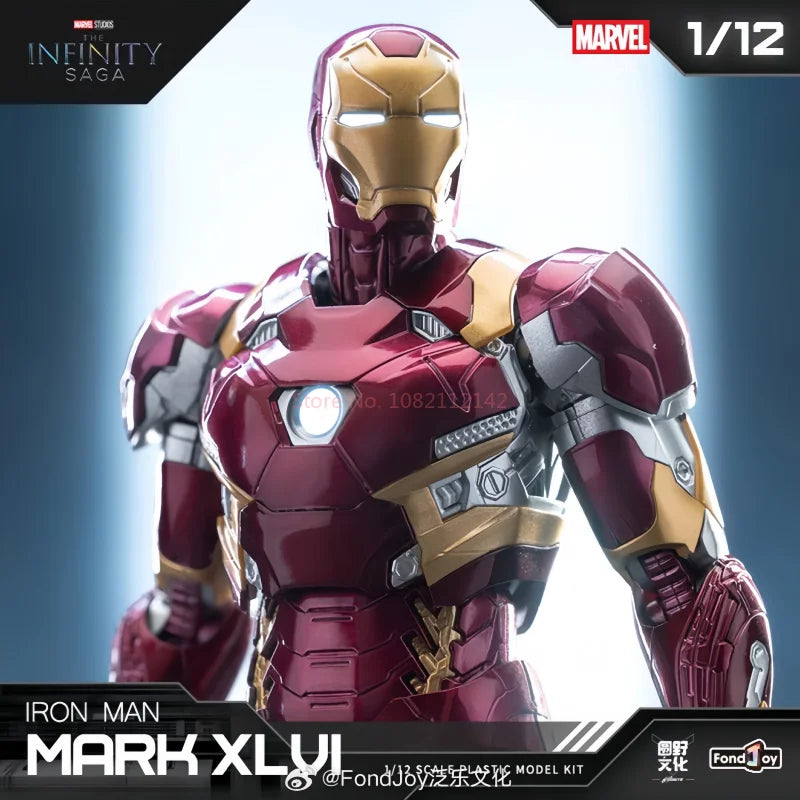 2025 nuevo Original Fondjoy Iron Man MK45 modelo Kit 1/12 Infinity Saga Ironman montaje ABS articulación móvil chico juguete regalos personalizados