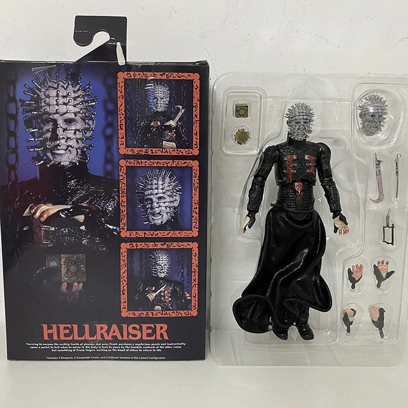 Figura NECA Hellraiser, lo desgarrará tu alma, figura de acción definitiva Pinhead, colección móvil de PVC, juguete, regalos de cumpleaños