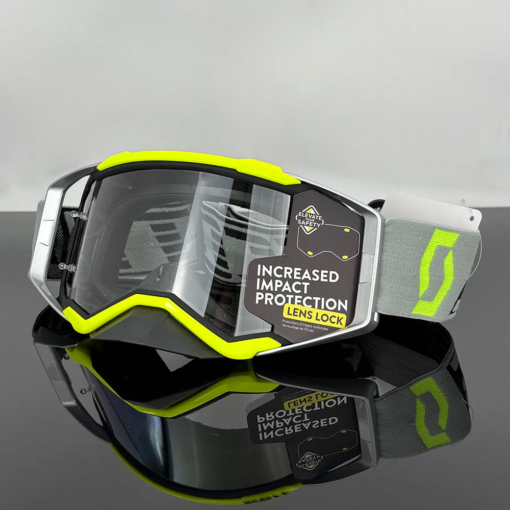 Gafas de Motociclismo, Equipo de Ciclismo, Gafas para Deportes al Aire Libre, Esquí, MX, ATV, Motocross, Carreras
