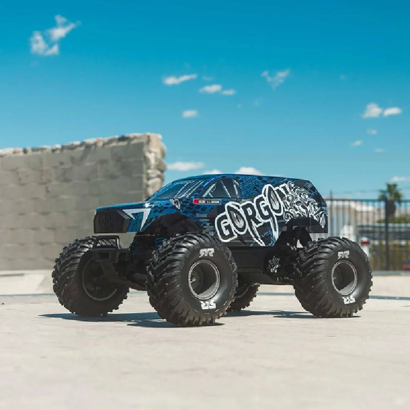 Arrma Gorgon RTR, coche RC sin escobillas, escala 1/10, 2WD, camión monstruo eléctrico, vehículo todoterreno, juguete de hobby para adultos, regalo de Navidad