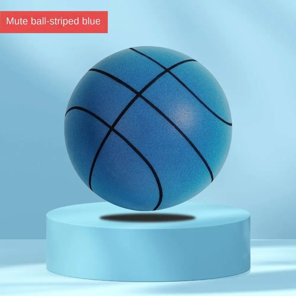 Pelota de baloncesto de entrenamiento silencioso de alta elasticidad, bolas hinchables de Bajo Decibelio, amortiguación ligera que rebota, 18cm, 22cm, 24cm