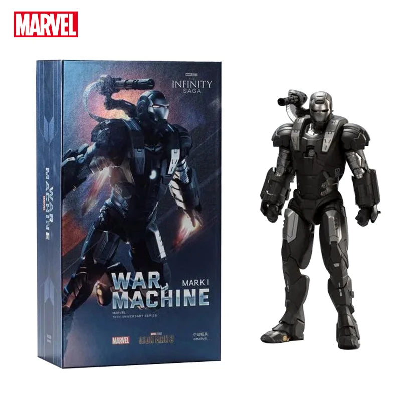ZD Toys Iron Man figura de acción Mark 35 pargo rojo Iron Man MK 24 MK 22 MK 47 Tony Stark Ironman figura acción coleccionar juguete para regalo