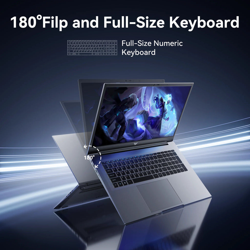 ACEMAGIC AX18PRO 18.5"Laptop Computer Windows 11 PRO 7000 mAh Battery AMD Ryzen 3 4300U Processor 16GB LPDDR4 RAM 512GB SSD Wifi5