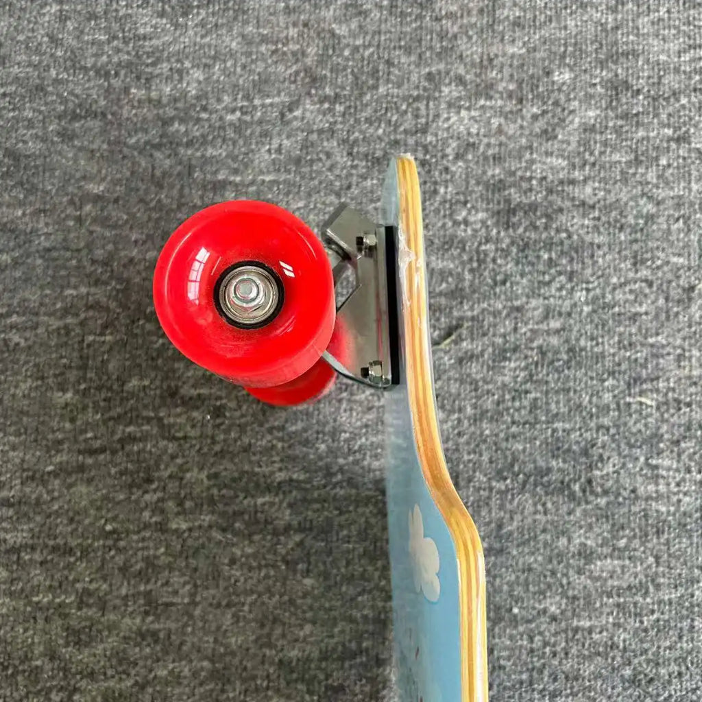 Monopatín profesional para adultos de 32x9,25 pulgadas, tabla de baile longboard, cepillo para niña, calle, camino de arce, velocidad hacia abajo, tabla de doble urdimbre para surf