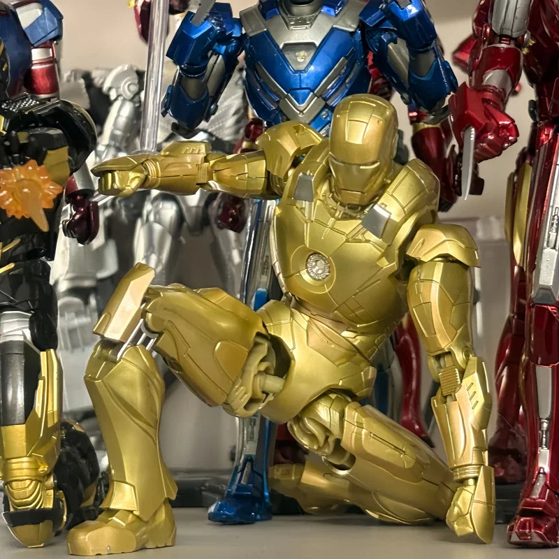 Caja Sorpresa Original de Fondjoy, Figuras de Acción de Marvel Iron Man Infinite Legends Mk2 Mk6 Mk21 Mk42 Mk43 War Machine, Juguetes para Niños, Regalo Genial