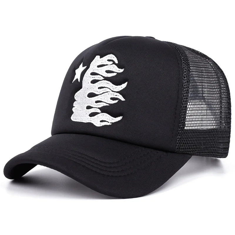 Gorras de béisbol con bordado de letras nuevas, unisex, estilo hip hop, transpirables, versátiles, para el sol, estilo callejero, tipo camionero