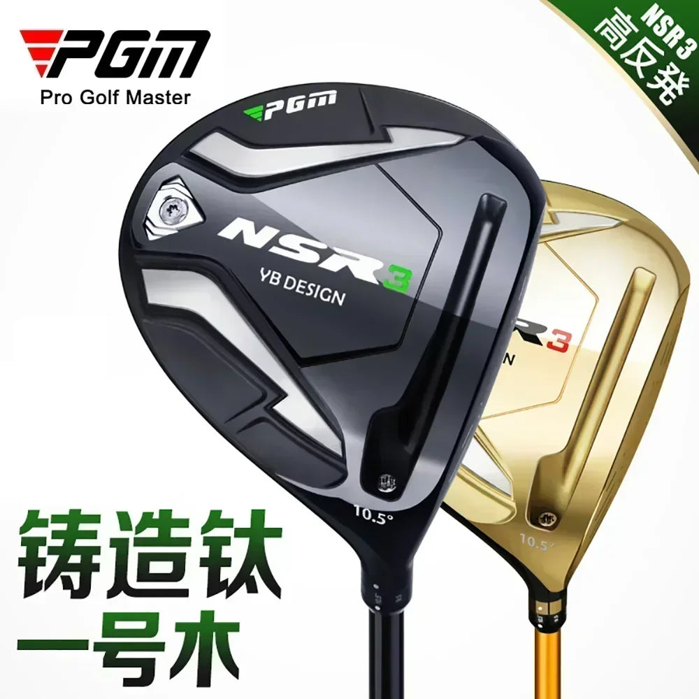 PGM NSR3 Palos de Golf para Hombre 1/3/5/4H R/S Hierro Madera Driver Aleación de Titanio Ultraligero para Diestros Ángulo