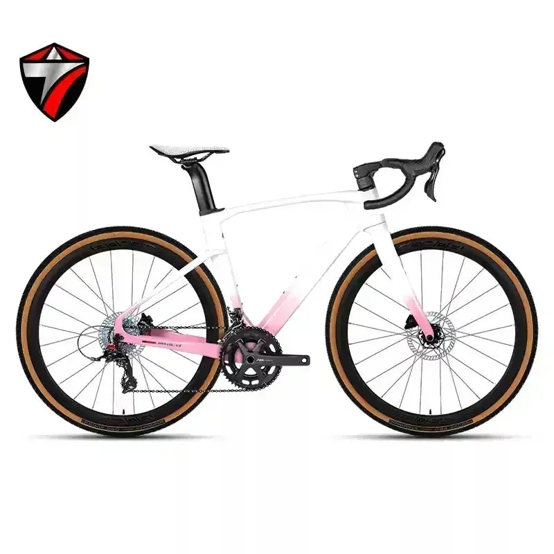 Bicicleta de carretera TWITTER GRAVEL-V3pro 2026, grupo completo GRX RX600-11S, frenos de disco hidráulicos, cuadro de fibra de carbono T900, 700*40c