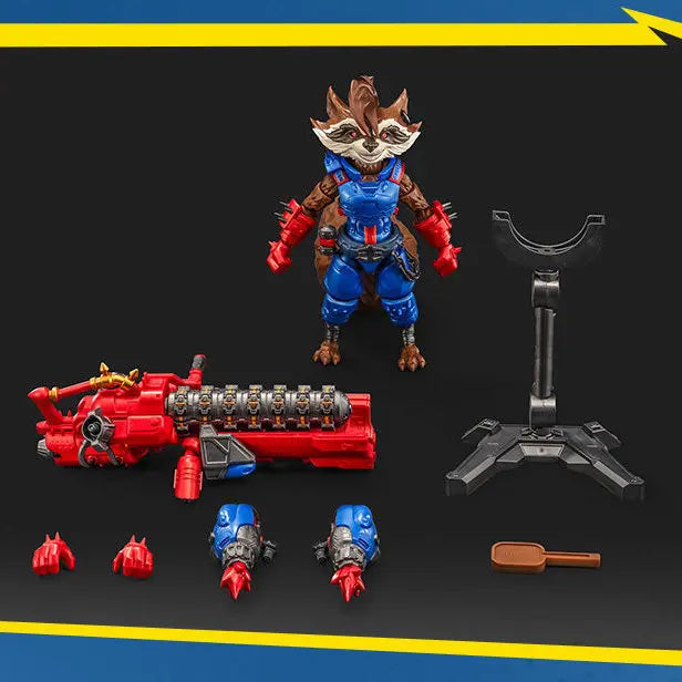 Bloques de Construcción BLOKEES Marvel Rivals, Edición Man Beyond, Rocket Raccoon, Moon Knight, Modelo de Ensamblaje, Juguete Decorativo de Escritorio, Nuevo