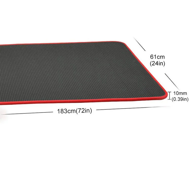 Estera de Yoga de 10mm Extra gruesa 1830*610mm NRB estera de almohada antideslizante para hombres y mujeres Fitness insípido gimnasio almohadillas de ejercicio estera de Yoga Pilates