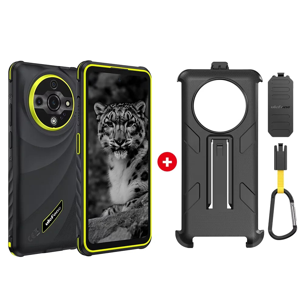 Teléfono robusto Ulefone Armor X31, 6.56'', 12 GB RAM + 128 GB ROM, cámara nocturna de 48 MP, Android 14, NFC, emisor de infrarrojos, smartphone 4G, versión global