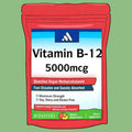 Parches Transdérmicos de Vitamina B12 5000mcg, con Vitaminas B2 y B6 - Apoya la Producción de Energía, la Función Cerebral y el Metabolismo, 30 Parches