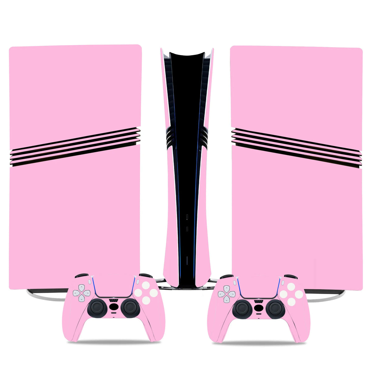 Adhesivo de vinilo decorativo para PS5 Pro Digital, funda de cobertura completa para consola de juegos y 2 controles