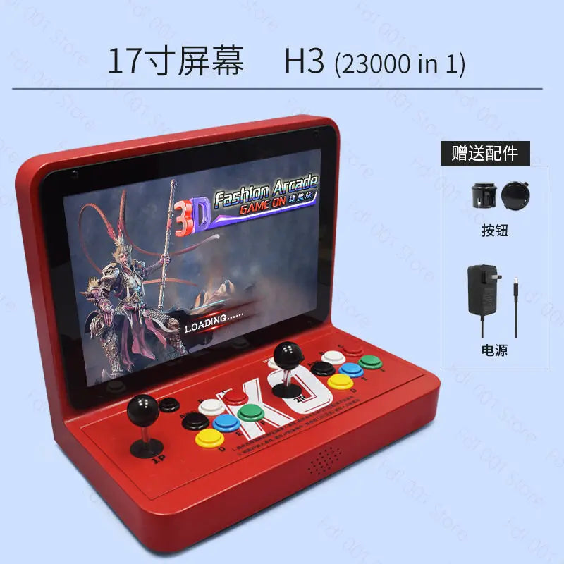 Máquina Arcade Retro Todo en Uno para el Hogar, Consola de Juegos de Lucha con Doble Joystick