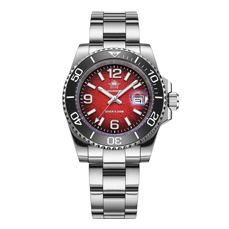 ADDIESDIVE 2026 Nuevo Reloj de Buceo 41mm Reloj de Pulsera de Cuarzo para Hombre de Primera Marca Ocio Acero Inoxidable 316L Luminoso Impermeable 200m