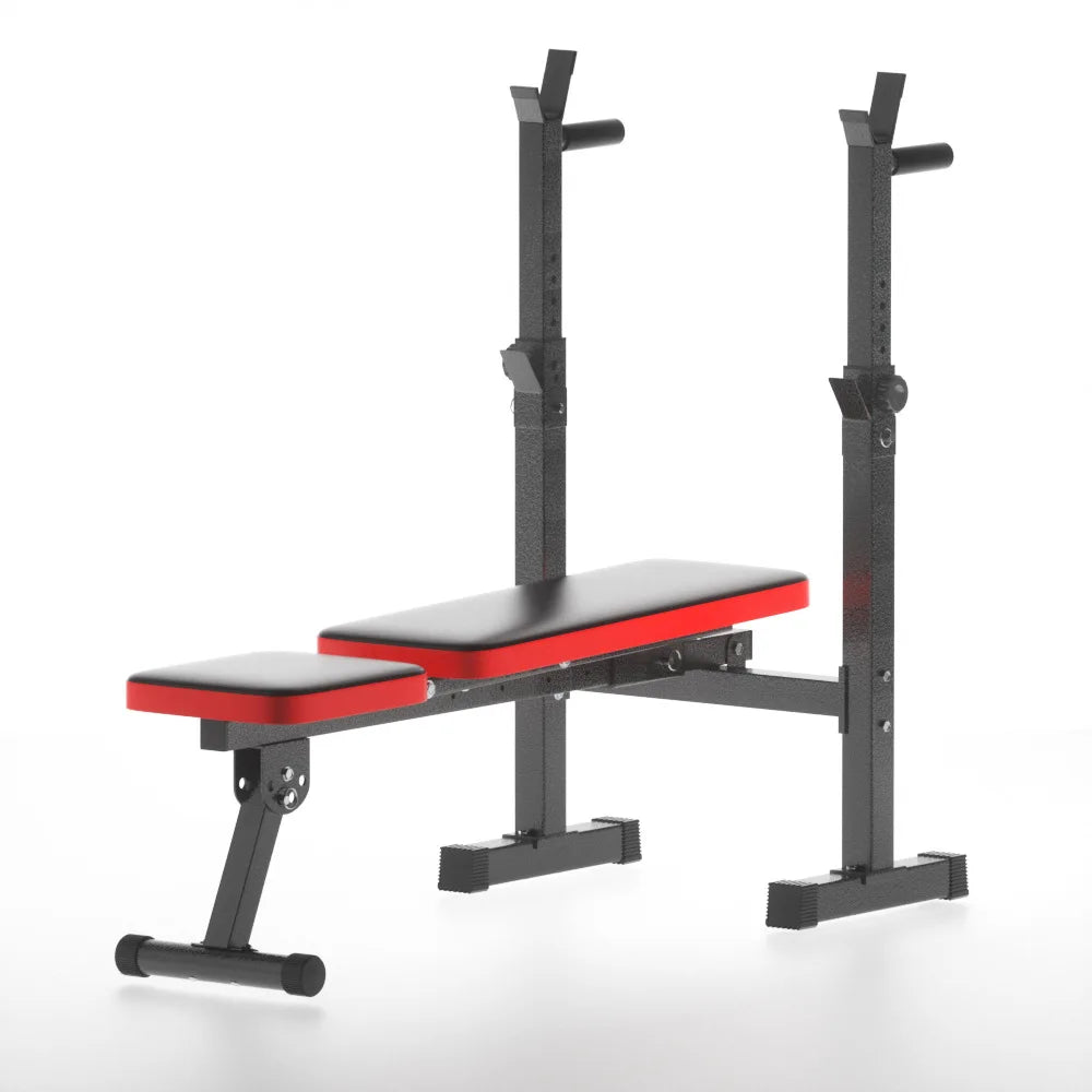 Equipo de metal plegable del banco de pesas de la aptitud del gimnasio multiajustable para el ejercicio de la prensa del banco