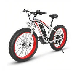 Nueva bicicleta eléctrica de montaña de carbono de doble suspensión, 48V 750W, E-MTB