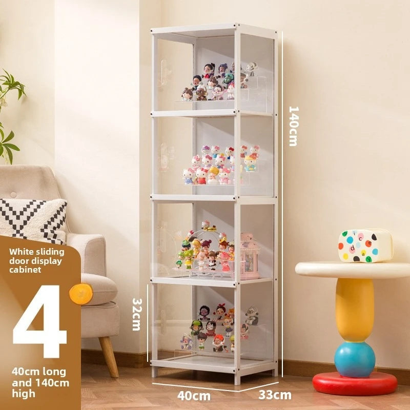Vitrina expositora multifuncional para el hogar, caja transparente a prueba de polvo para modelos de juguete y figuras de colección (blind box)