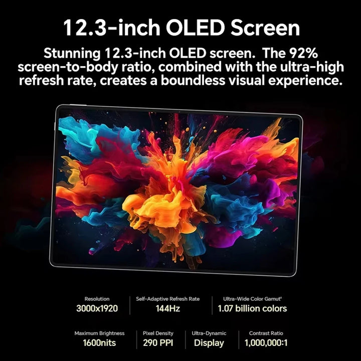 Tablet HONOR MagicPad 2, versión europea, batería de 10050 mAh, tablet Android, pantalla OLED de 12.3 pulgadas, Snapdragon 8s Gen 3, cámara trasera de 13 MP