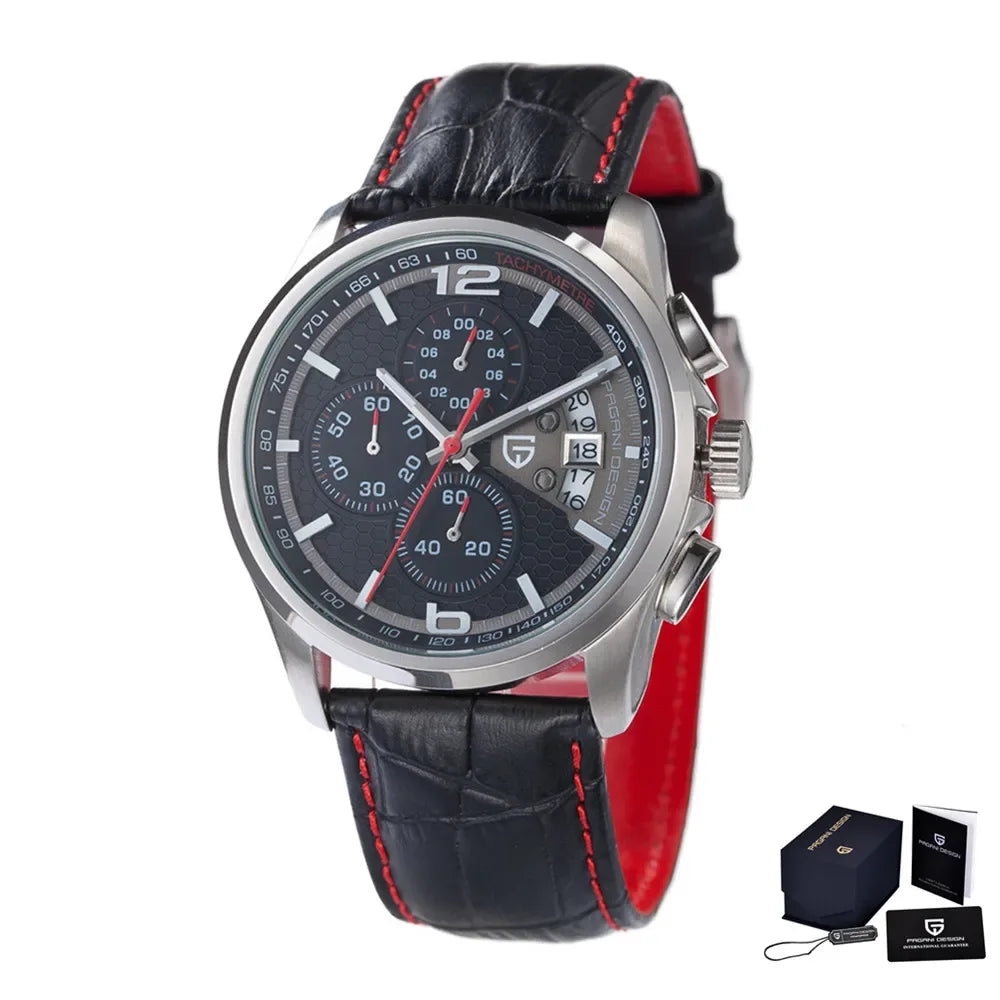 PAGANI DESIGN 2026 Nuevo Reloj de Cuarzo Militar de Moda para Hombre, Cronógrafo, Calendario, Fecha, Resistente al Agua 30m, Reloj de Alta Calidad para Hombre