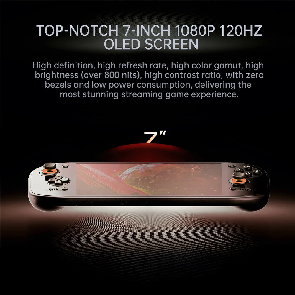 Ayn Odin 2 Portal 7-inch Handheld Game Console 8000mAh 8Gen2 Open Source Retro Video 120Hz Screen Customizable PC Gaming Device