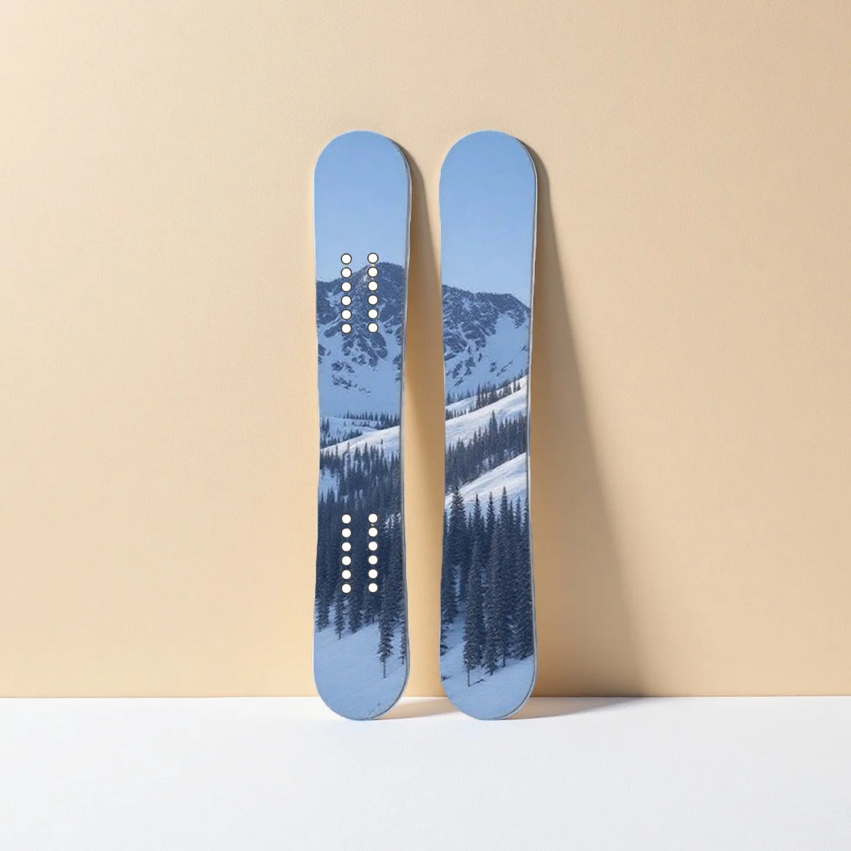 Tabla de Snowboard Freestyle para Todo Tipo de Montaña, Construcción de Fibra de Vidrio ABS, Esquís de Álamo, Servicios OEM y ODM, Fabricante de Esquís