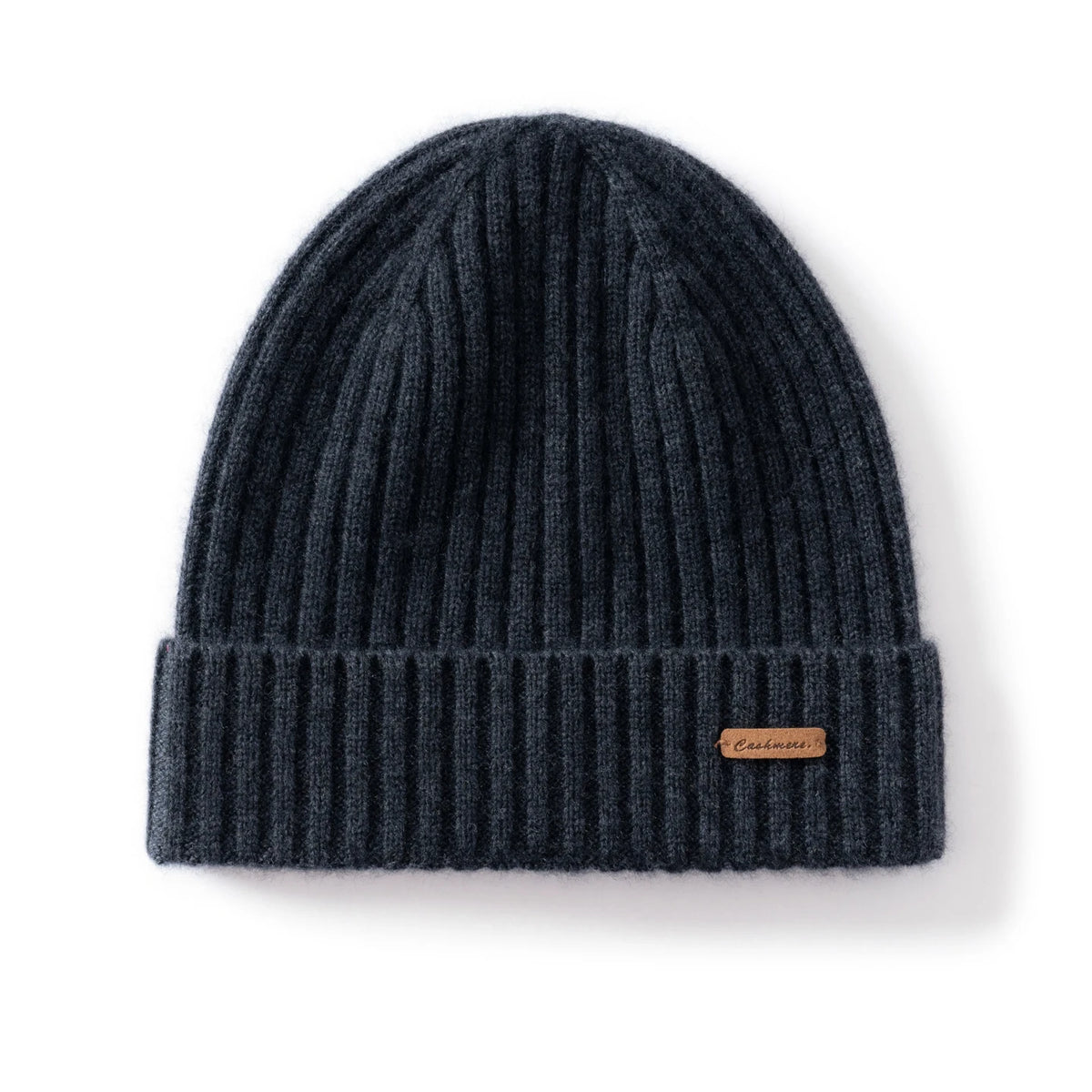 MERRILAMB 100% gorro de Cachemira Natural para mujeres/hombres, gorro suave y cálido para exteriores, gorro acanalado para invierno, gorros de punto informales Unisex sólidos